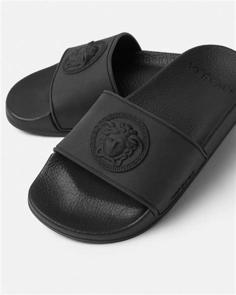 Medusa Kids Sliders Black 